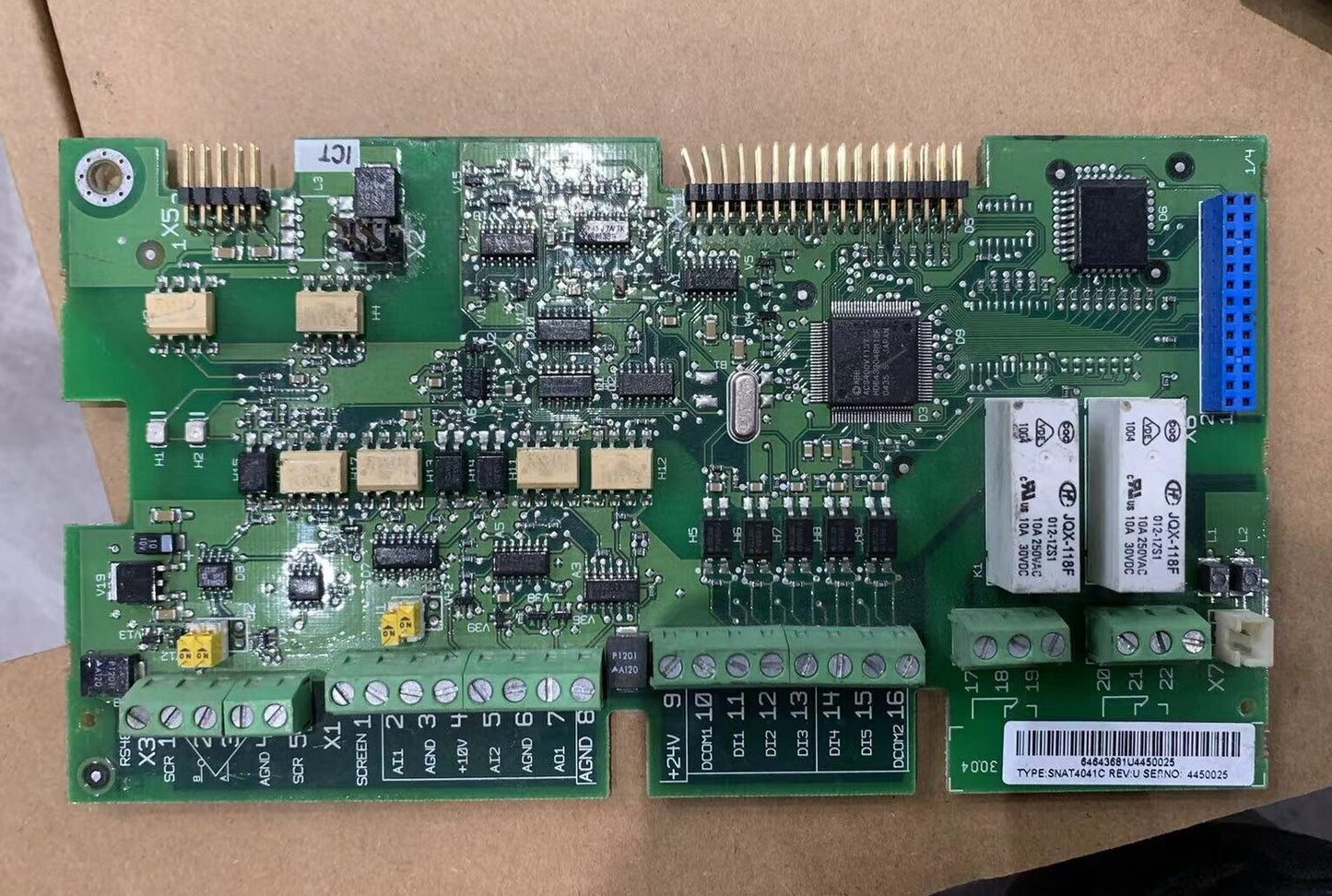 SNAT4041C ABB Inverter ACS400 401 series CPU Board Rockss Automation