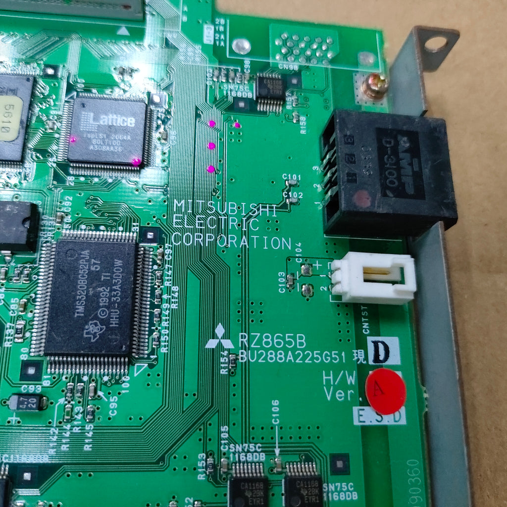 Mitsubishi RZ865B BU288A225G51 Robot Control Board