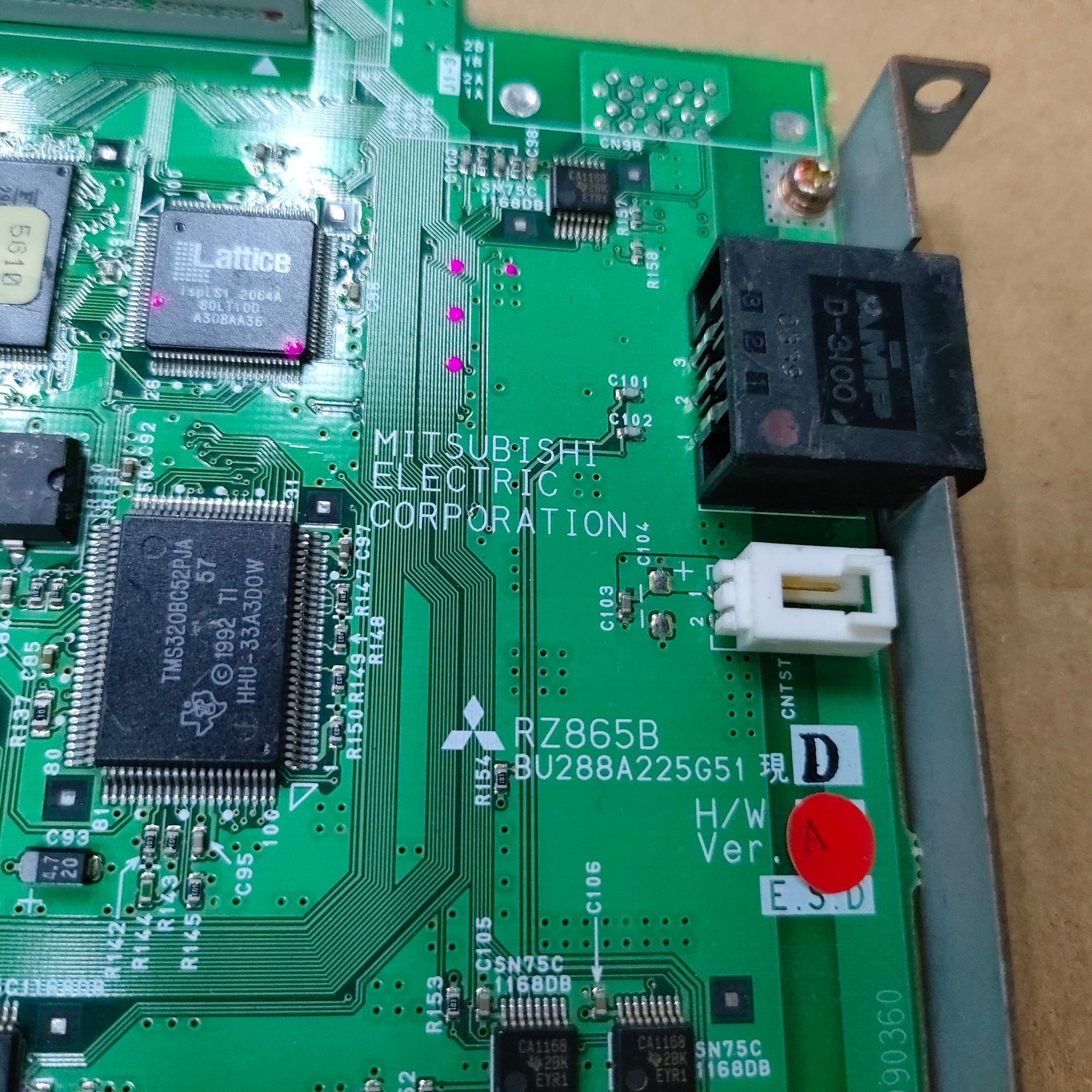 Mitsubishi RZ865B BU288A225G51 Robot Control Board