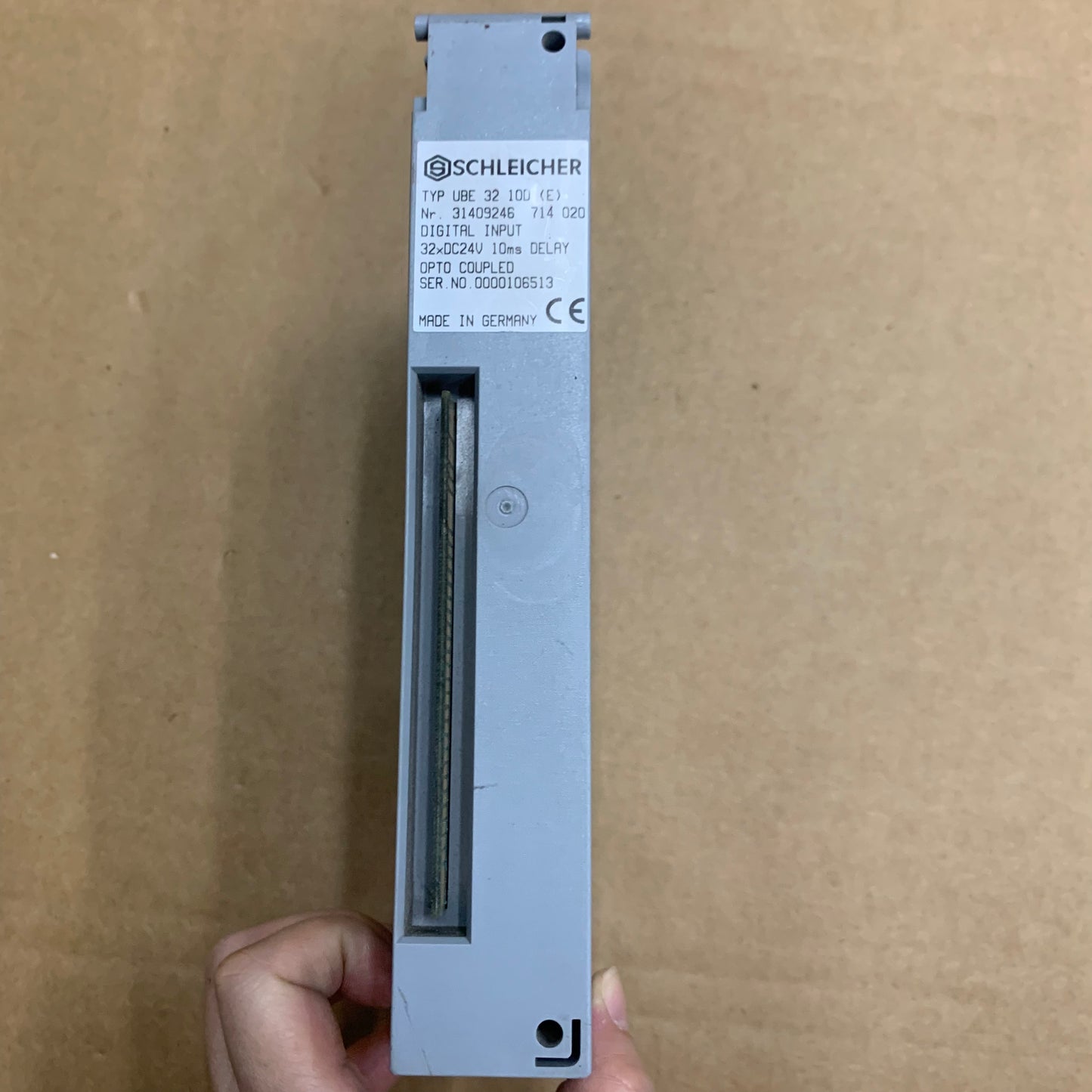 SCHLEICHER UBE32100 DIGITAL INPUT MODULE