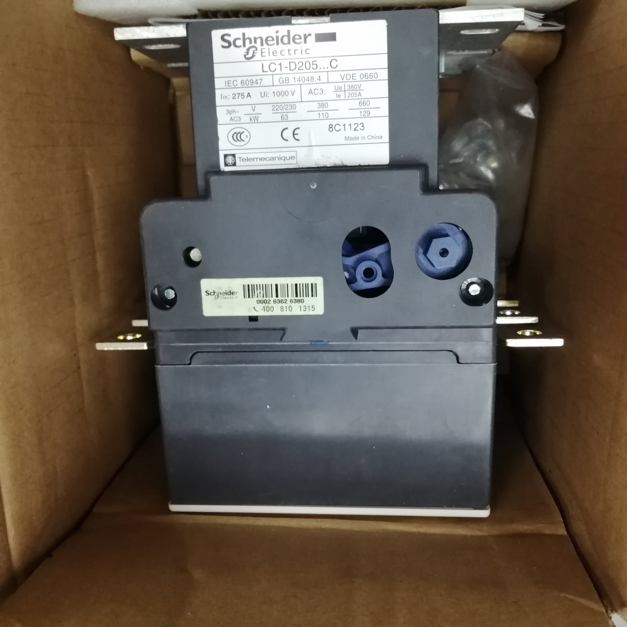 施耐德LC1D205 Q5C交流接觸器
