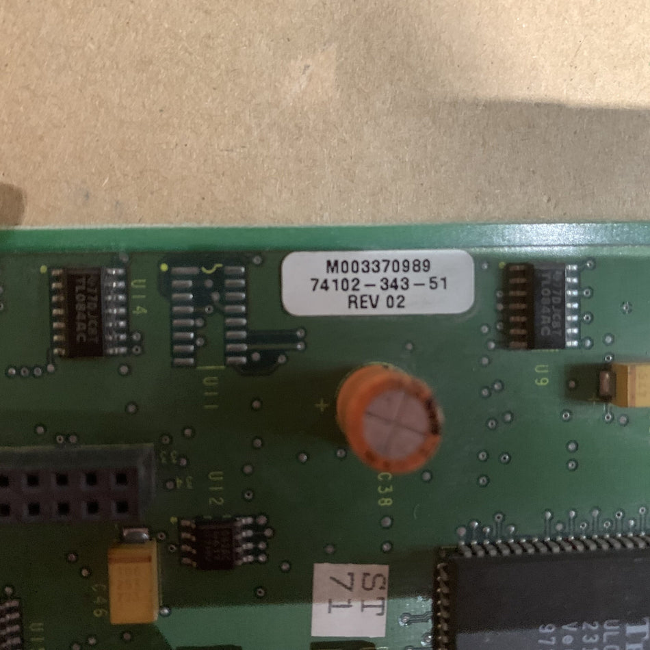 ALLEN BRADLEY 74102-343-51 SERVO DRIVE CONTROL BOARD