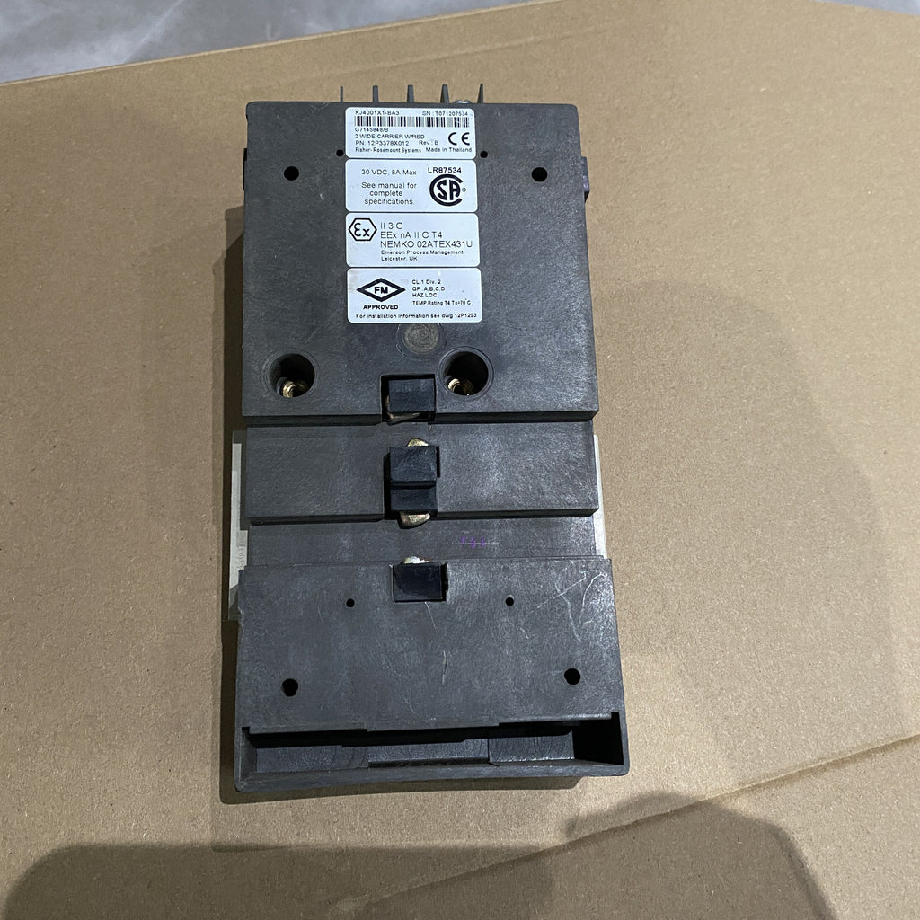 艾默生 DELTAV KJ4001X1-BA3 2 線載波基座模組