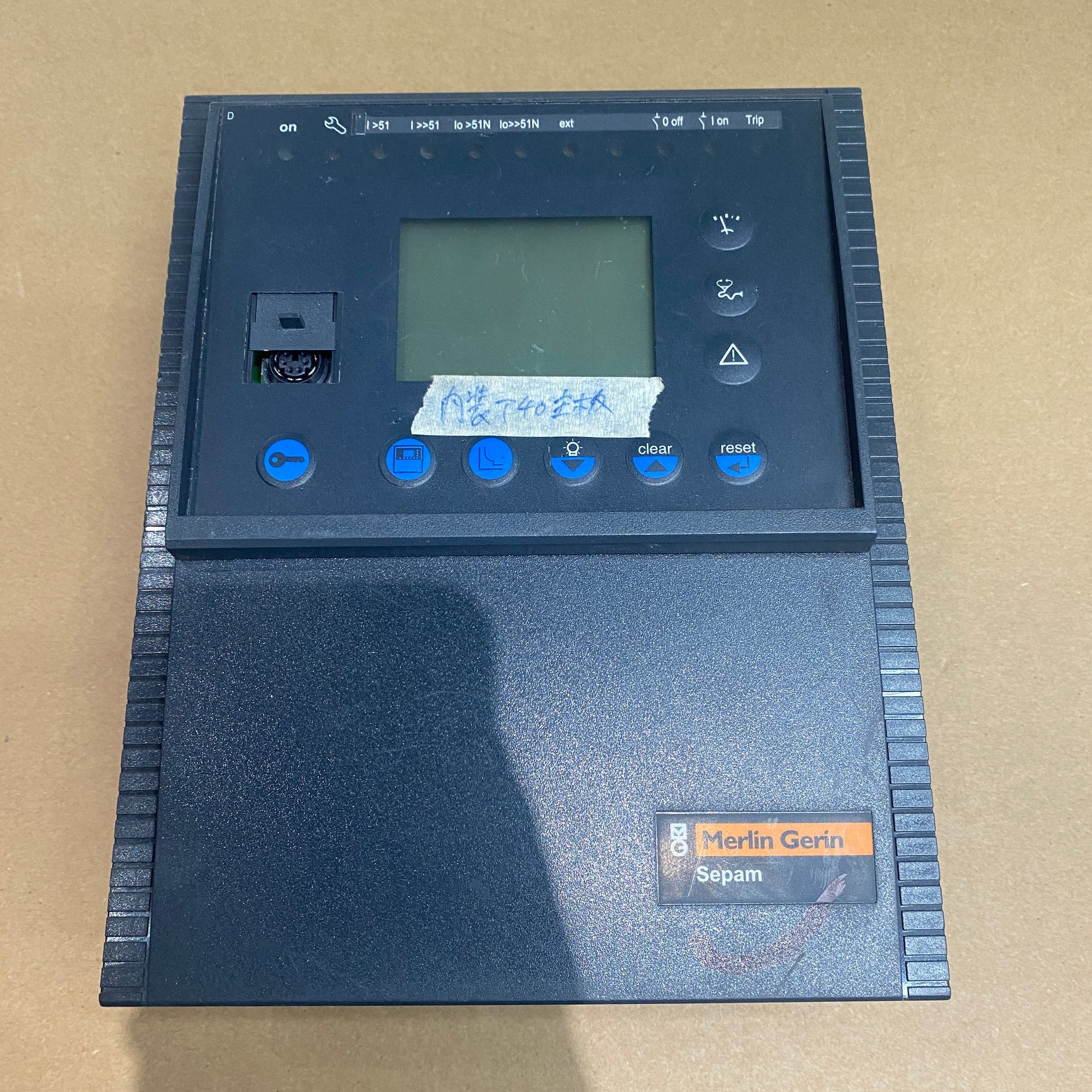 施耐德 59604 S40 繼電器保護面板
