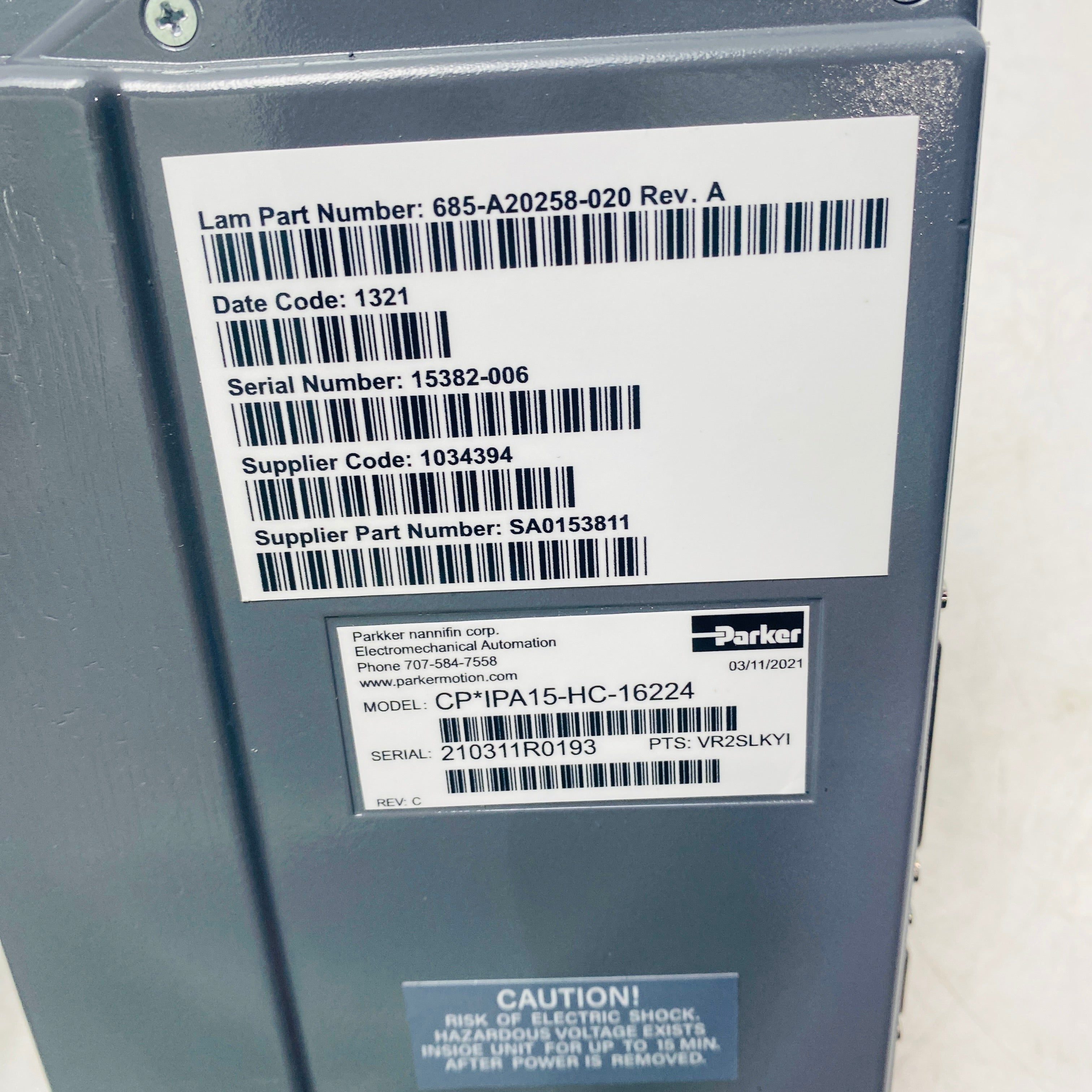 Parker CP*IPA15-HC-16224 Servo Driver