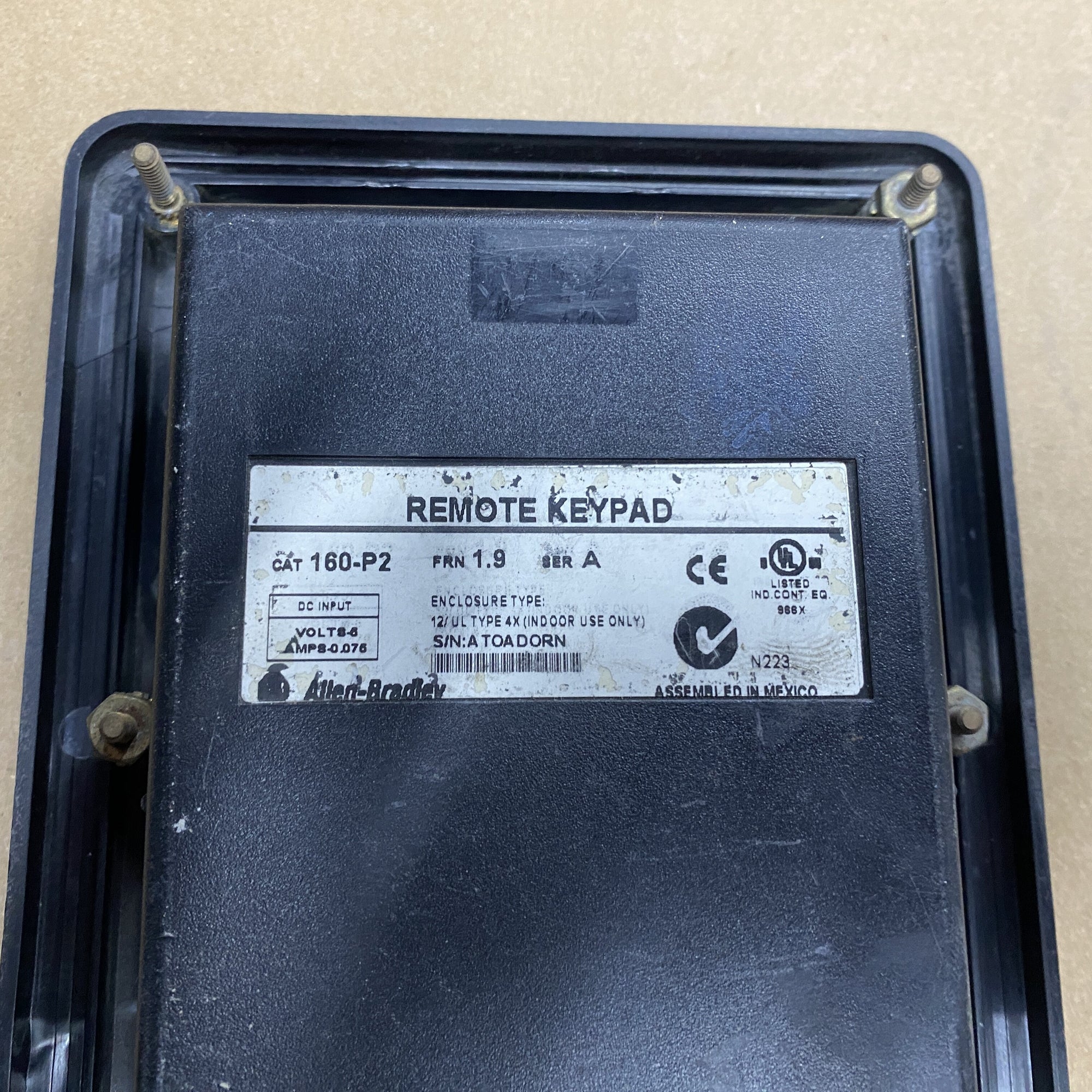 Allen Bradley 160-P2 遠端鍵盤