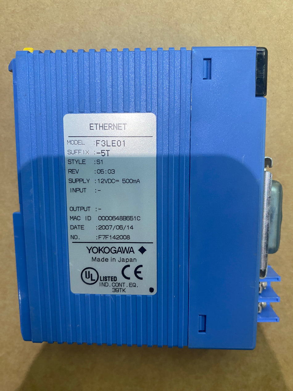 橫河F3LE01-5T PLC模組