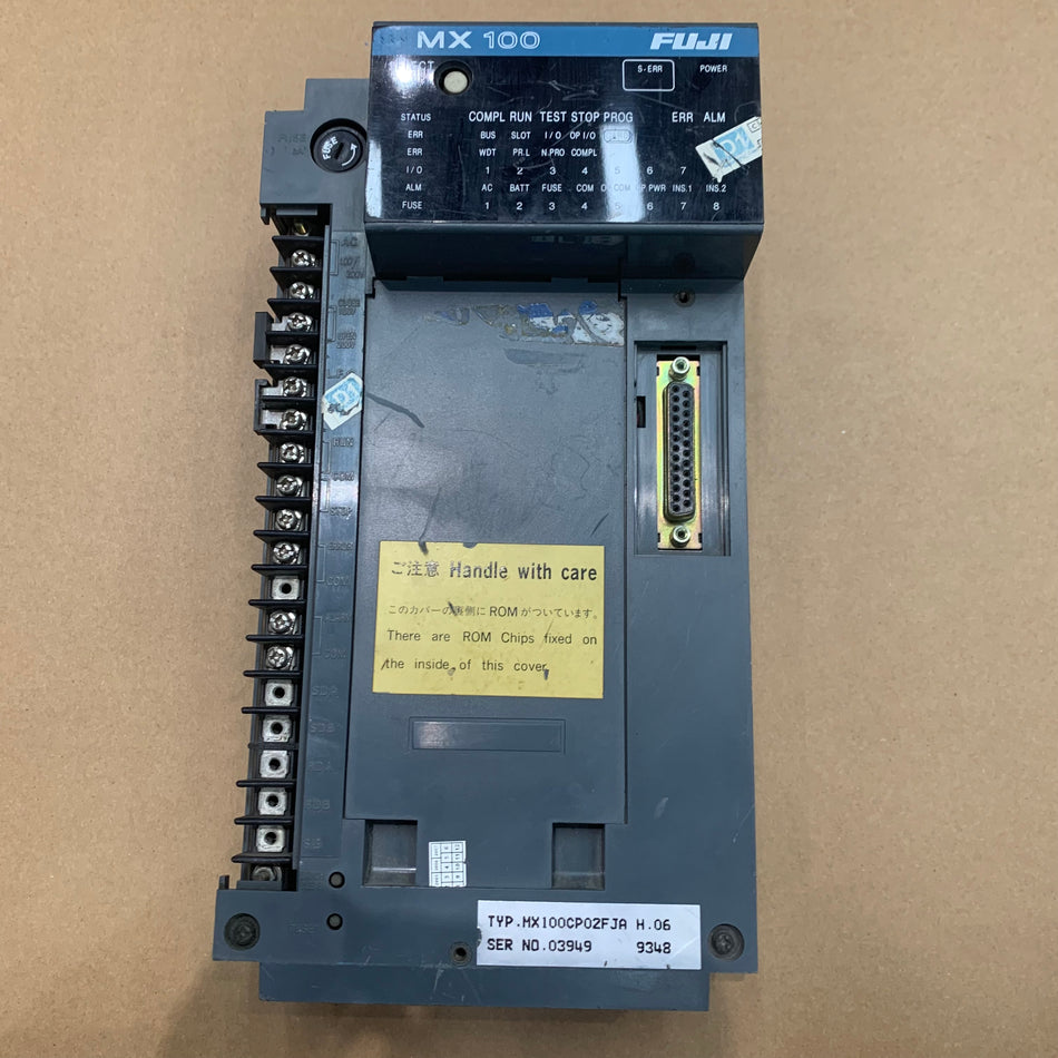 FUJI MX100CP02FJA PLC CPU