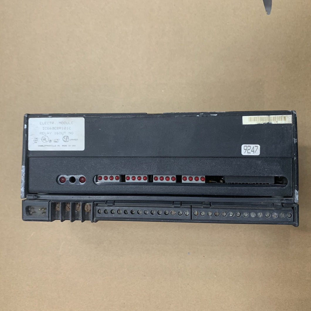 GE Fanuc IC660BBR101 Genius 16 Point Relay Output Module