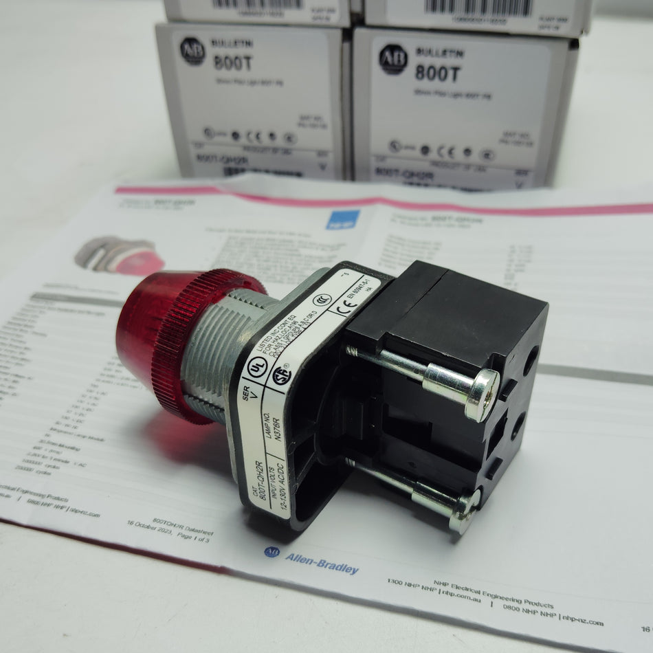 ALLEN BRADLEY 800T-QH2R INDICATOR LIGHT