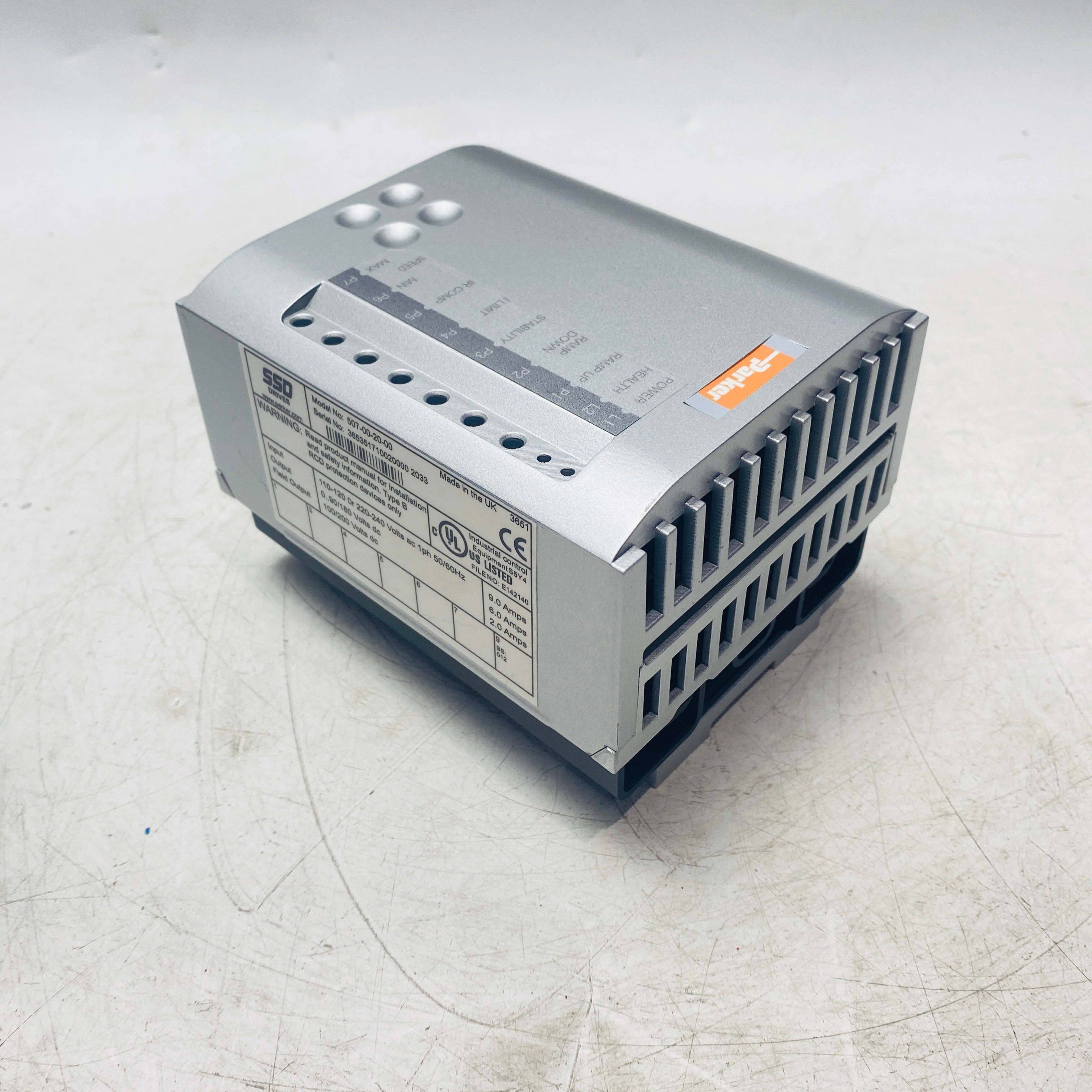 Parker 507-00-20-00 DC Speed Regulator