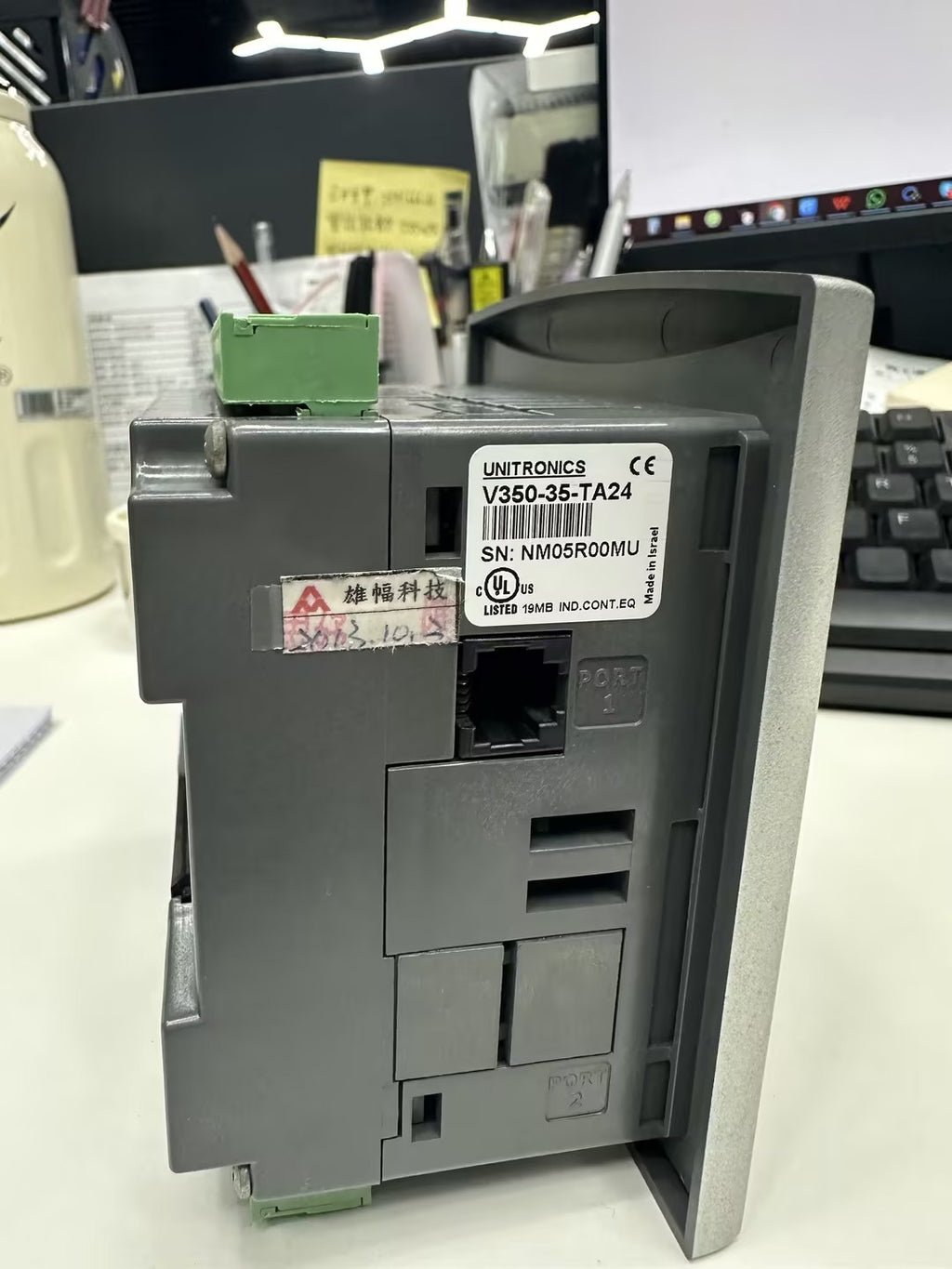 UNITRONICS VISION 350 V350-35-TA24 PROGRAMABLE LOGIC CONTROLLER