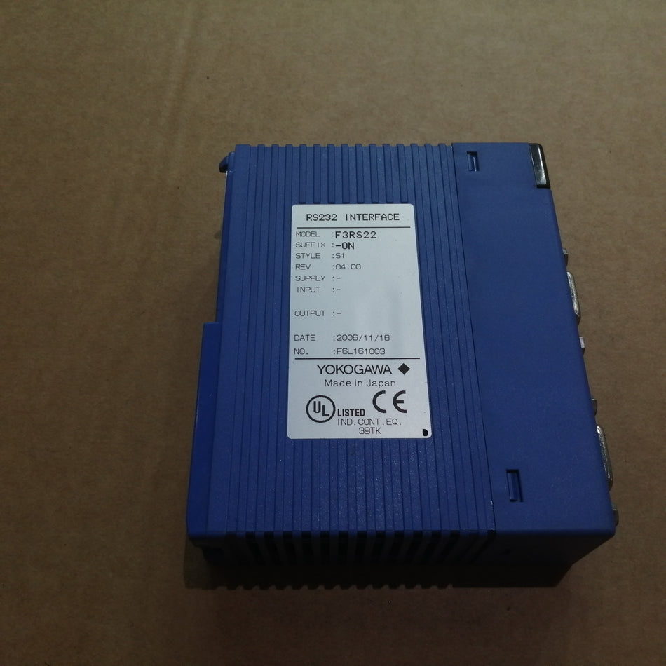 橫河F3RS22-0N PLC模組