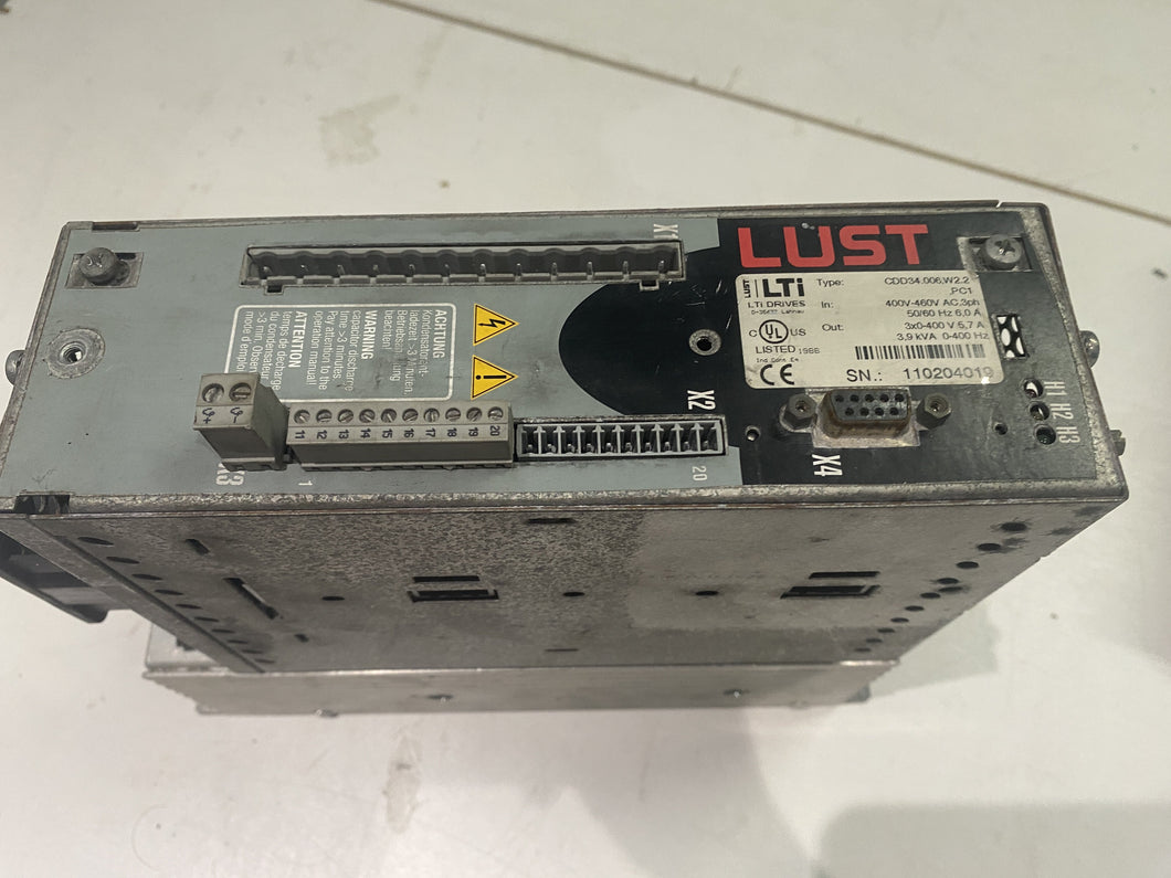 LUST LTI CDD34.006.W2.2.PC1 Drives