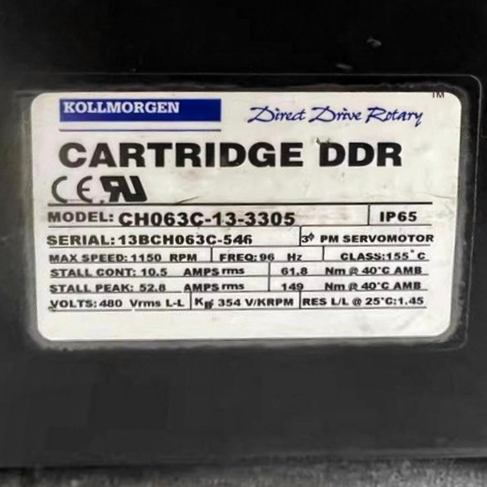 Kollmorgen CH063C-13-3305 Drive rotary motor