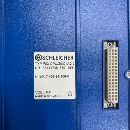 SCHLEICHER P03-CPU/20 CPU MODULE