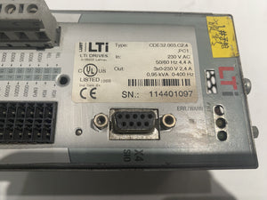 LUST LTI CDE32.003.C2.4.PC1 Drives