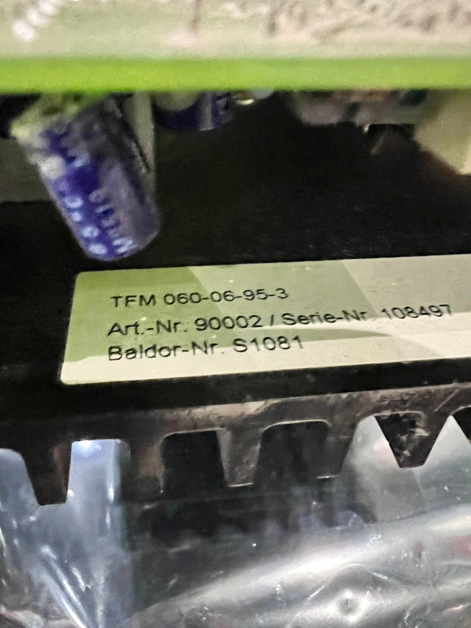 Baldor TFM 060-06-95-3伺服驅動板