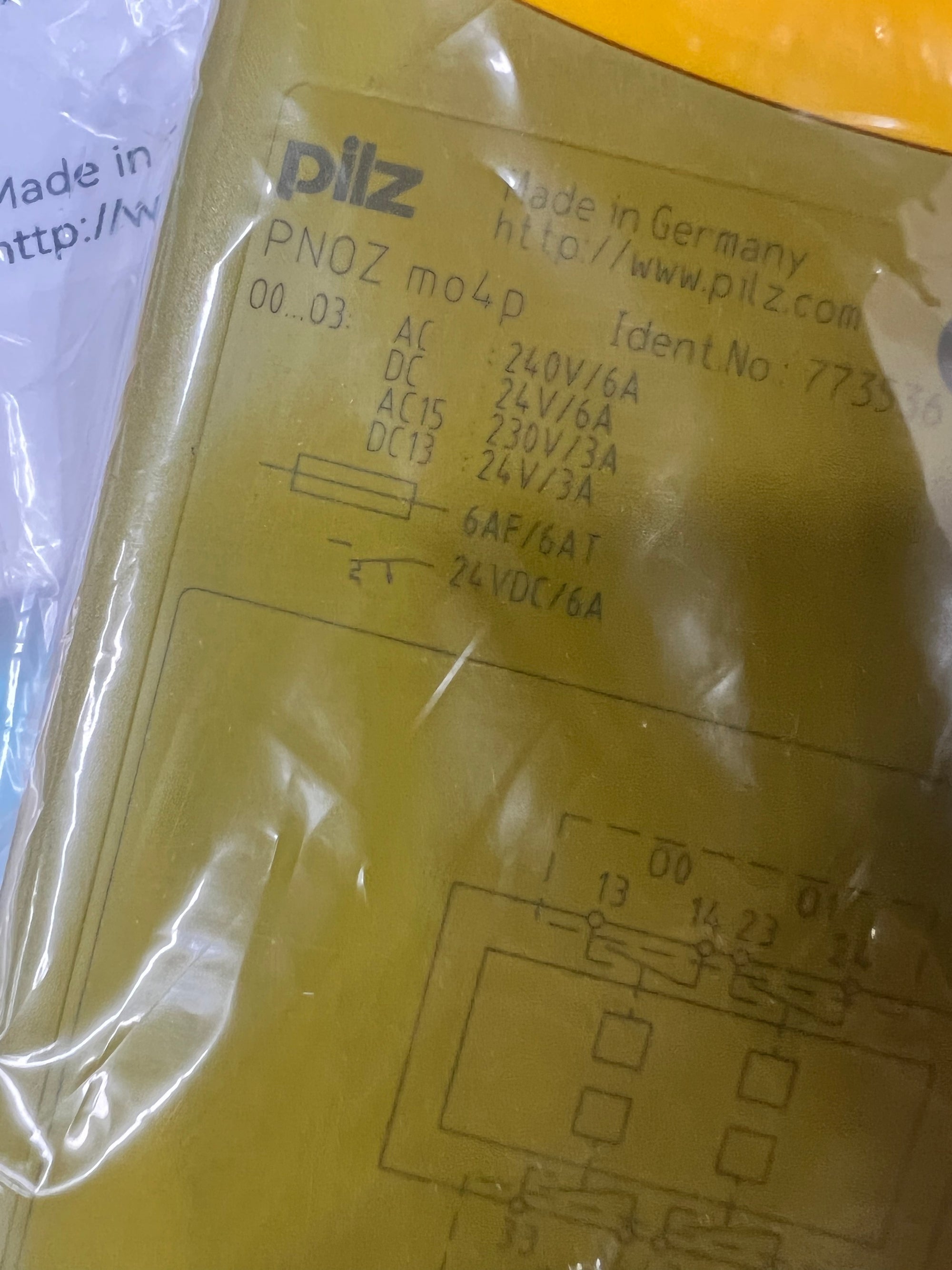 773536 PILZ PNOZ M04P安全繼電器