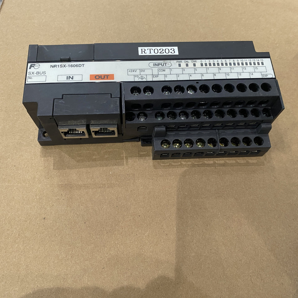 FUJI NR1SX-1606DT I/O terminal PLC
