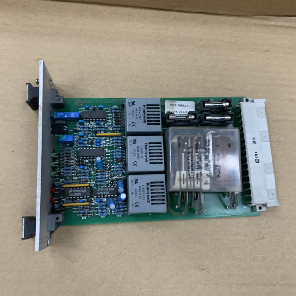 PLURITEC PRT1059.1C GROUND CURRENT MONITOR PCB