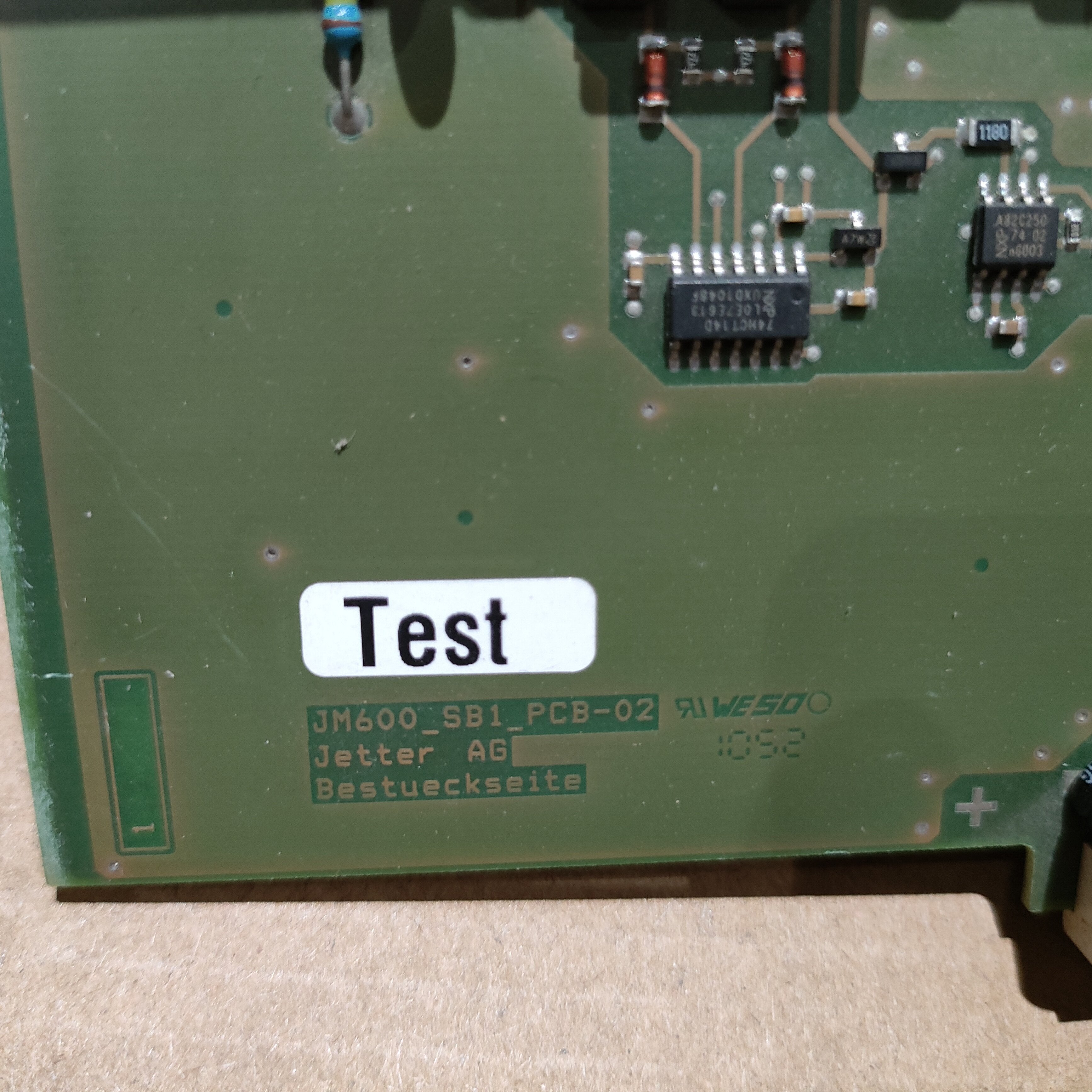 JETTER JM600-SB1-PCB-02 Communication Card