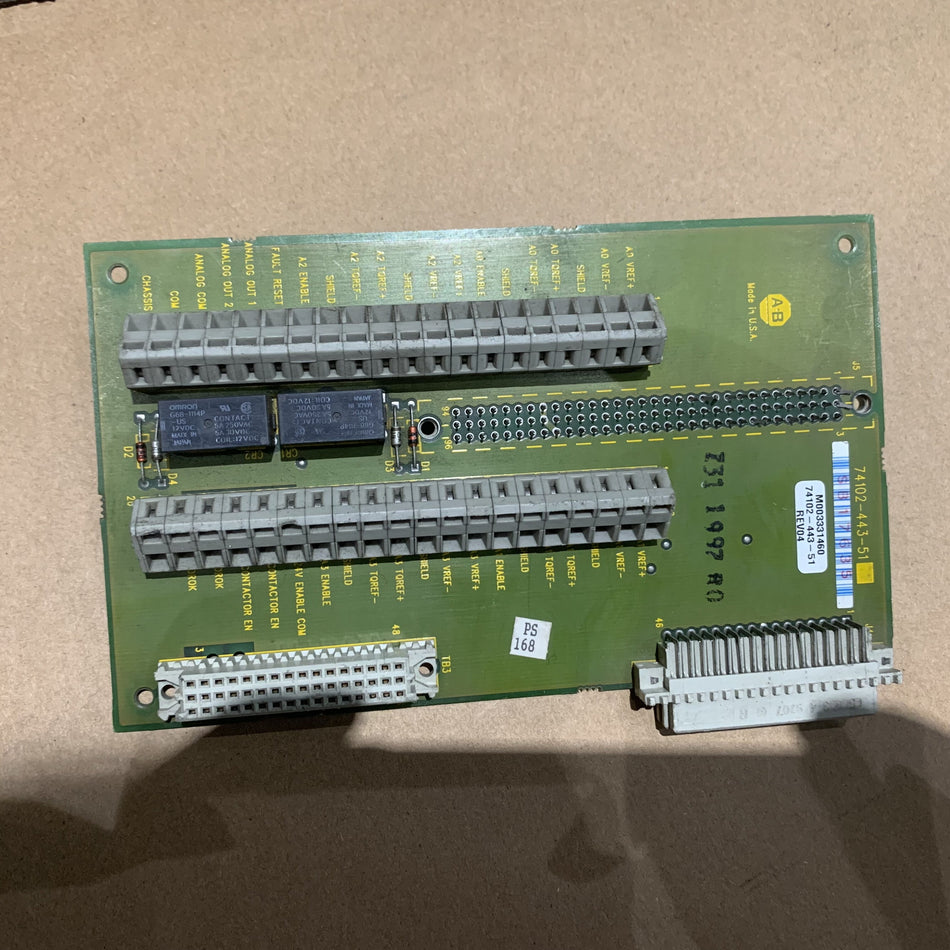 ALLEN BRADLEY 74102-443-51 SERVO BOARD