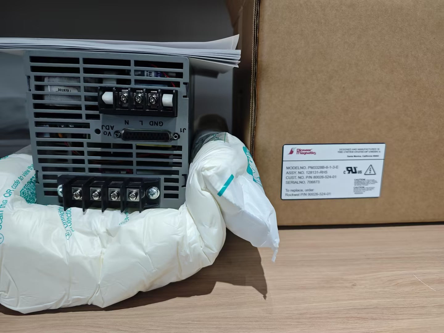 Pioneer Magnetics PM3328B-6-1-3-E High Voltage Power Supply - Rockss Automation