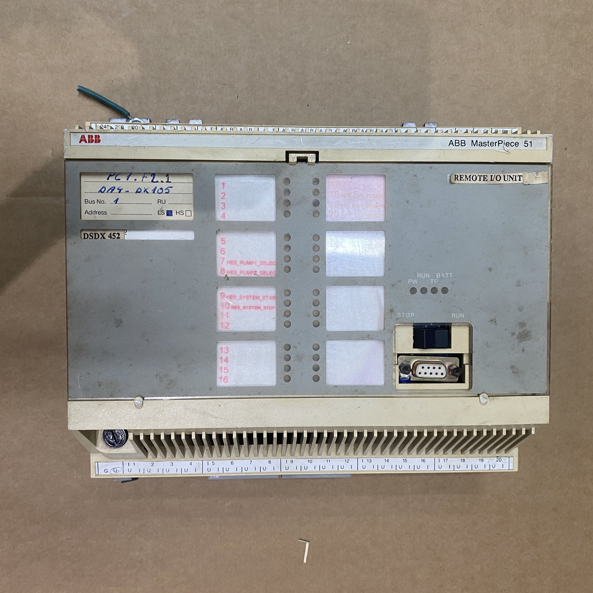 ABB DSDX452 基本 I/O 單元模組