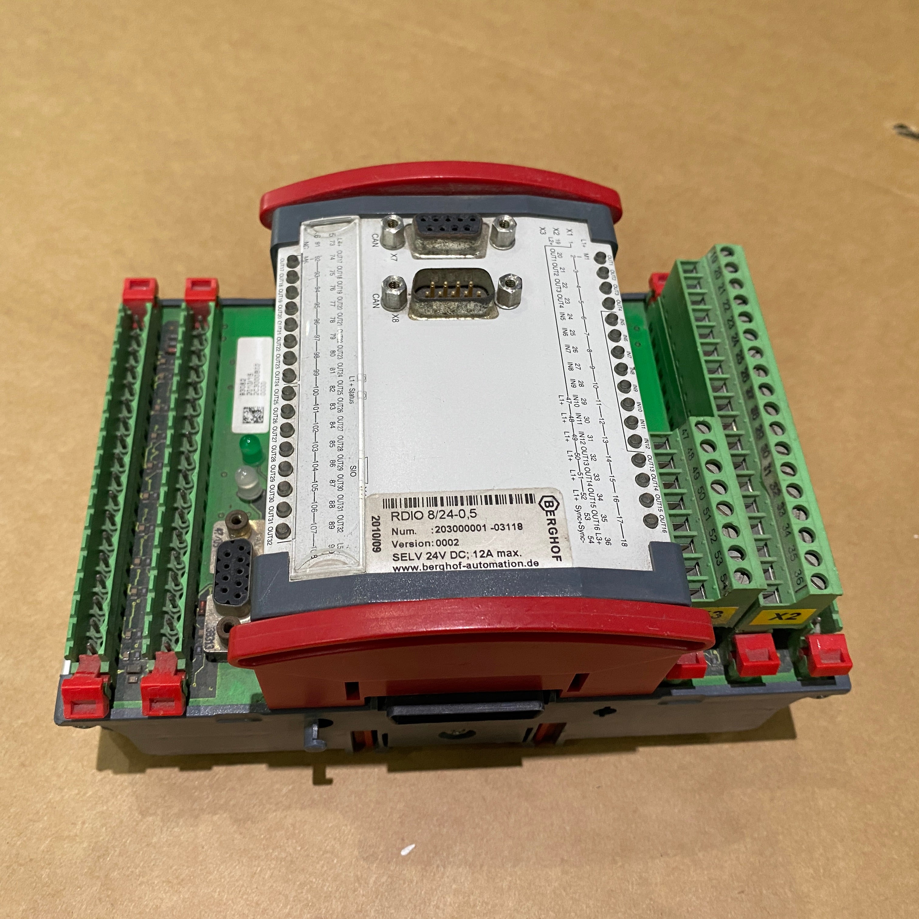 BERGHOF RDIO 8/24-0,5 REMOTE I/O MODULE