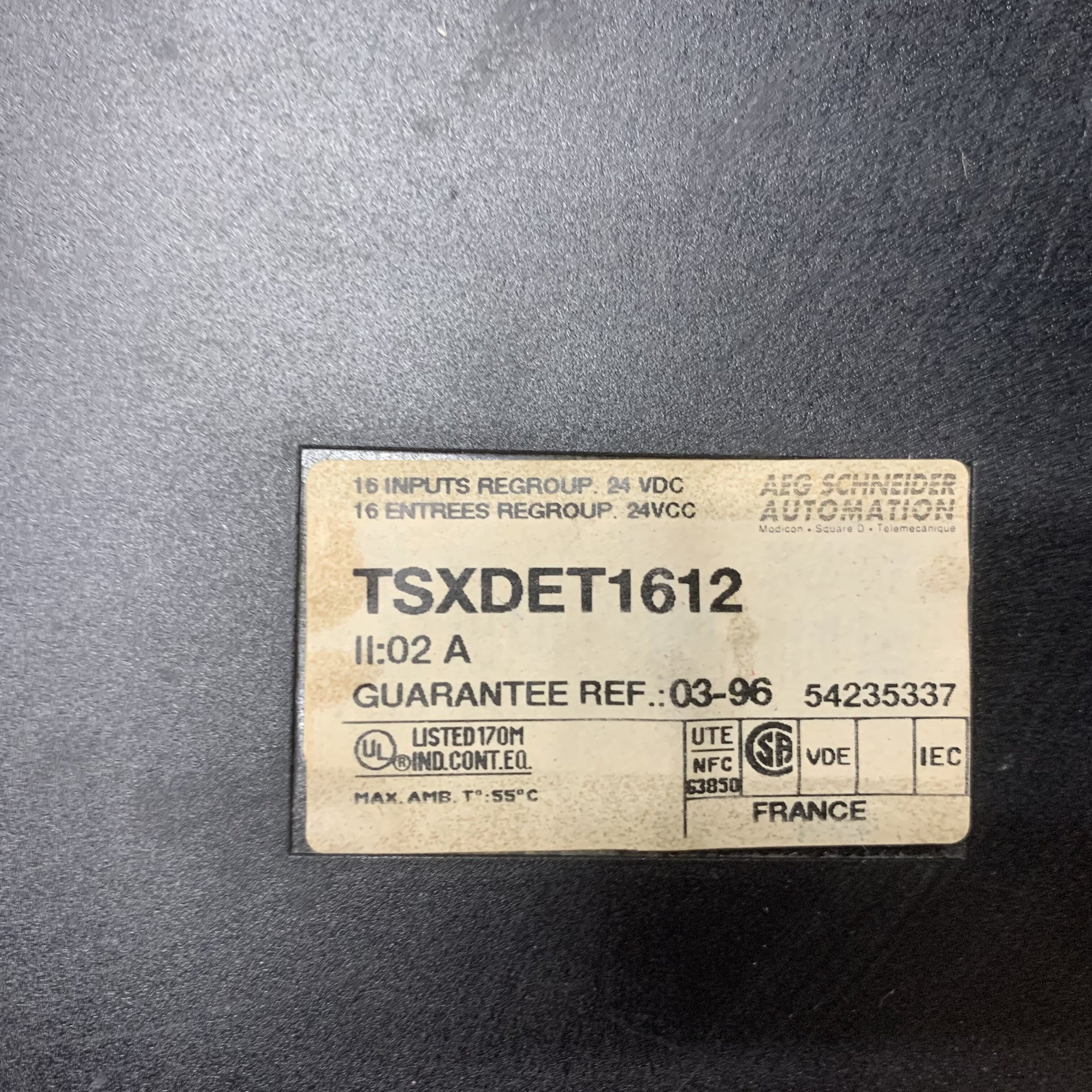 施耐德TSXDET1612輸入模組