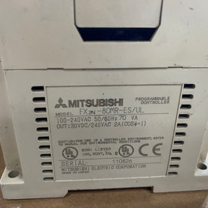 Mitsubishi FX2N-80MR-ES/UL PLC CPU