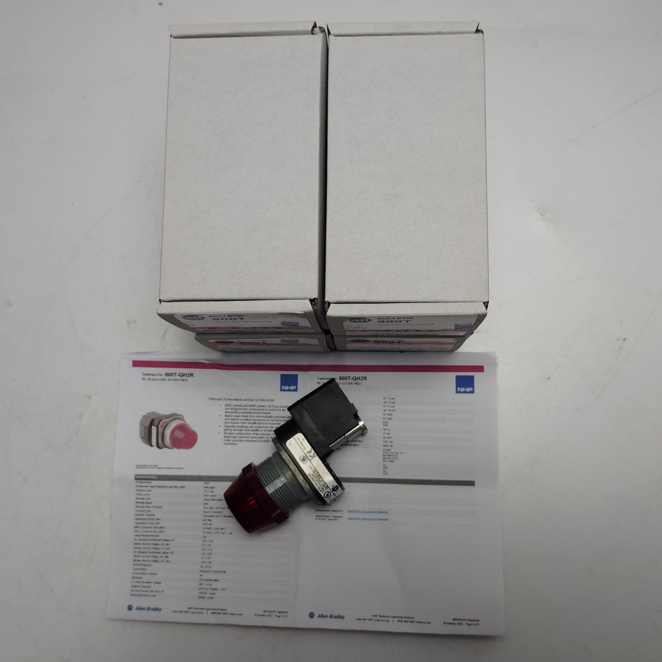 ALLEN BRADLEY 800T-QH2R INDICATOR LIGHT