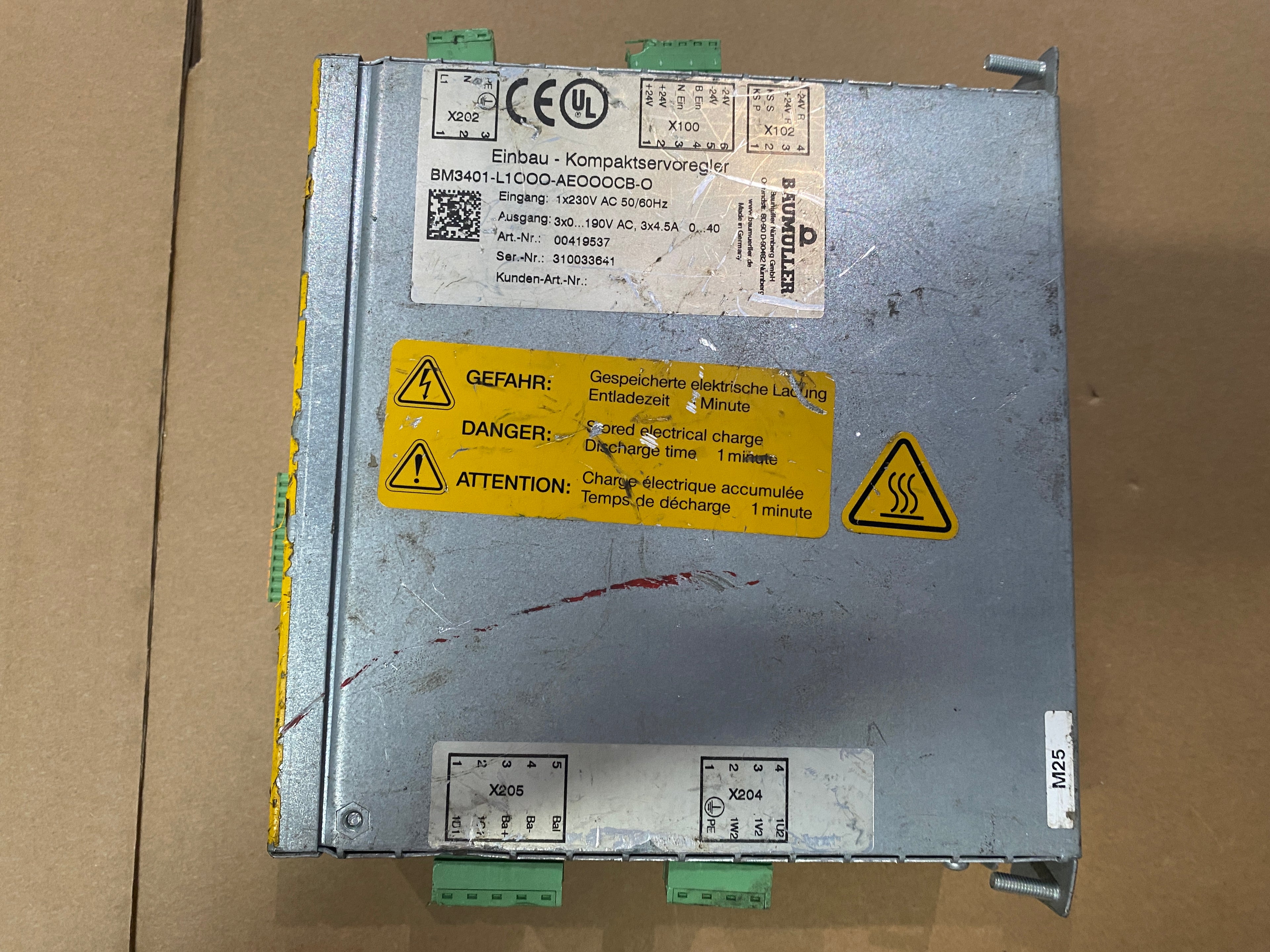 BAUMULLER BM3401-L1OOO-AEOOOCB-O Driver
