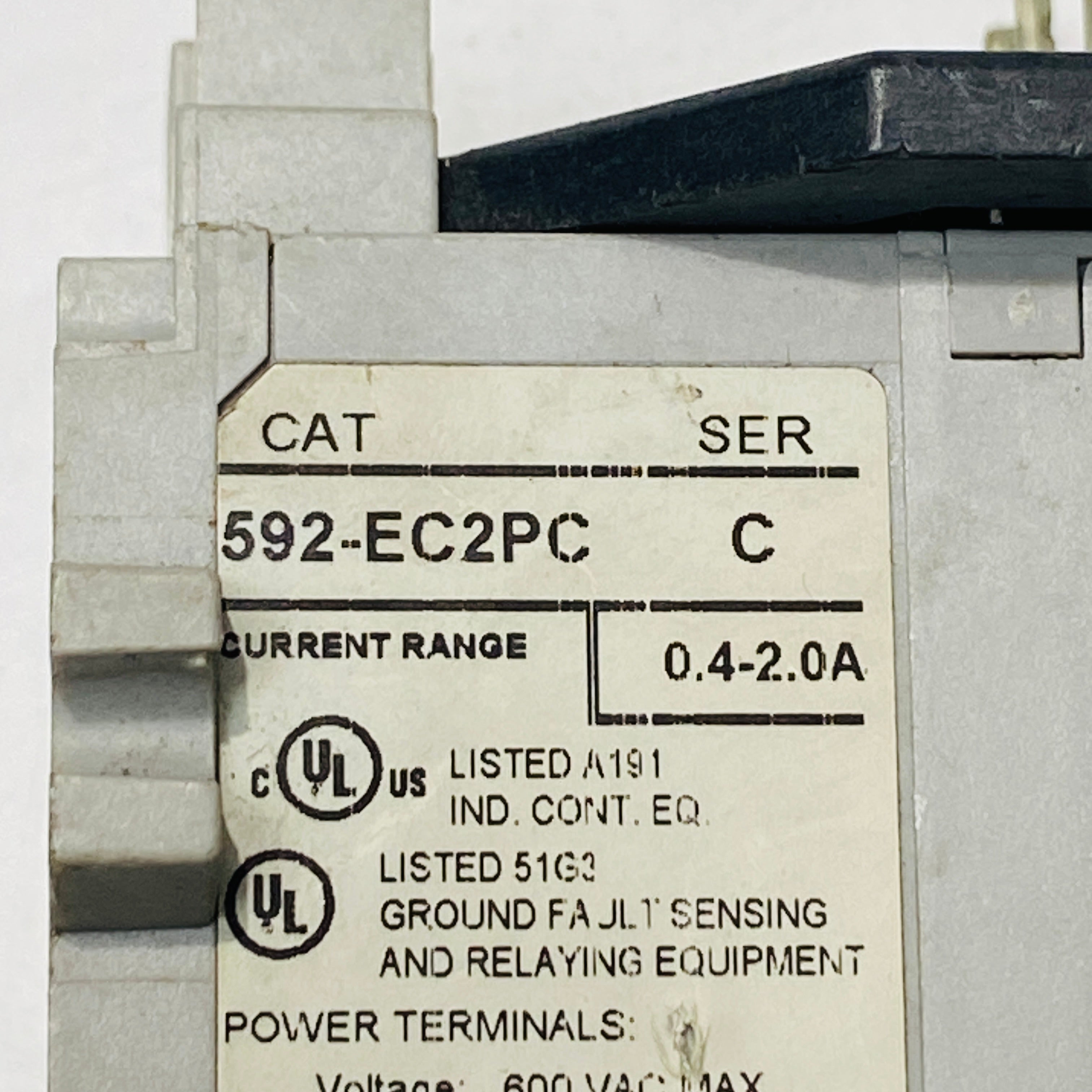 Allen-Bradley 592-EC2PC繼電器