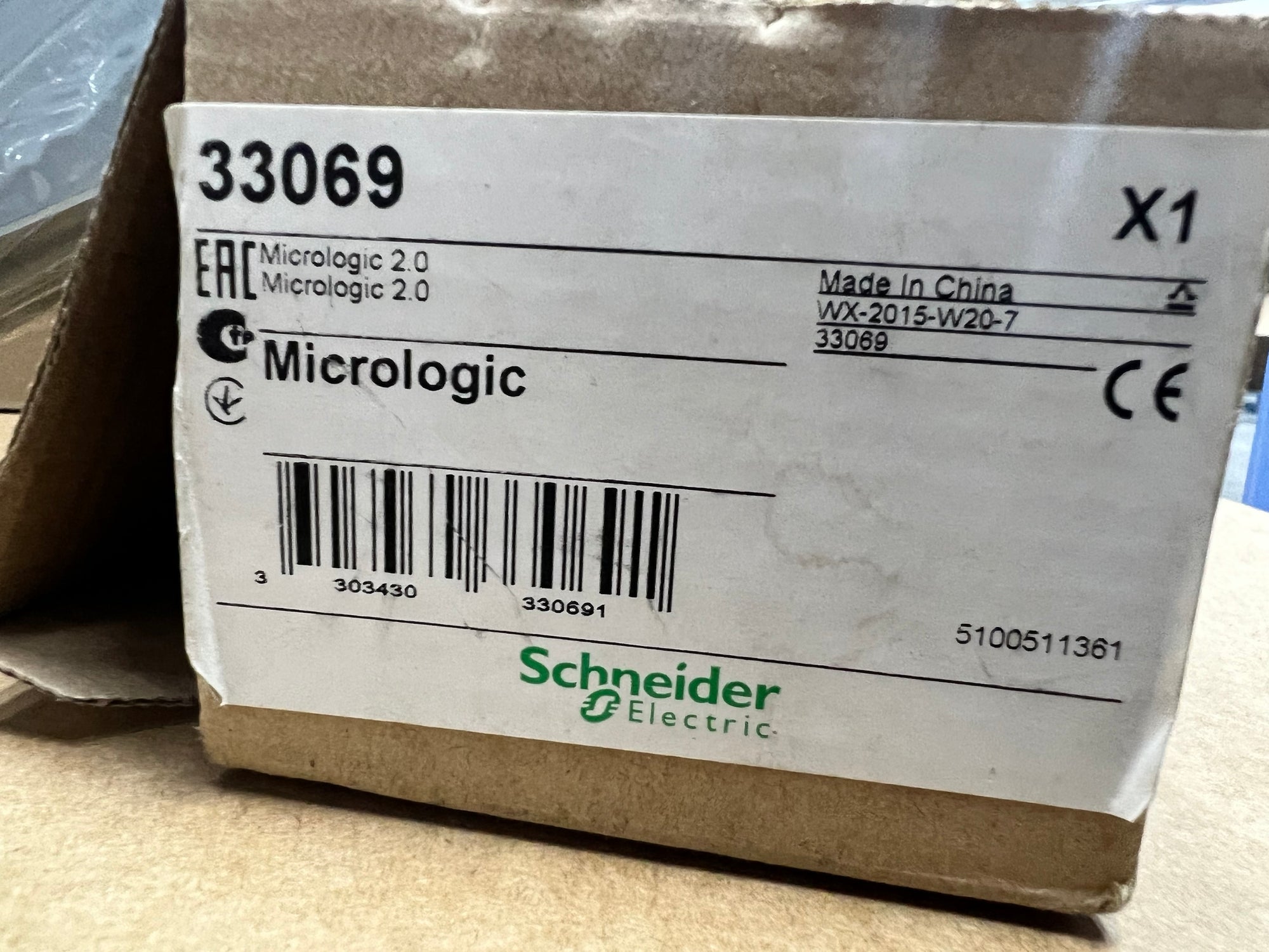 施耐德電機 33069 Micrologic 2.0 斷路器脫扣器