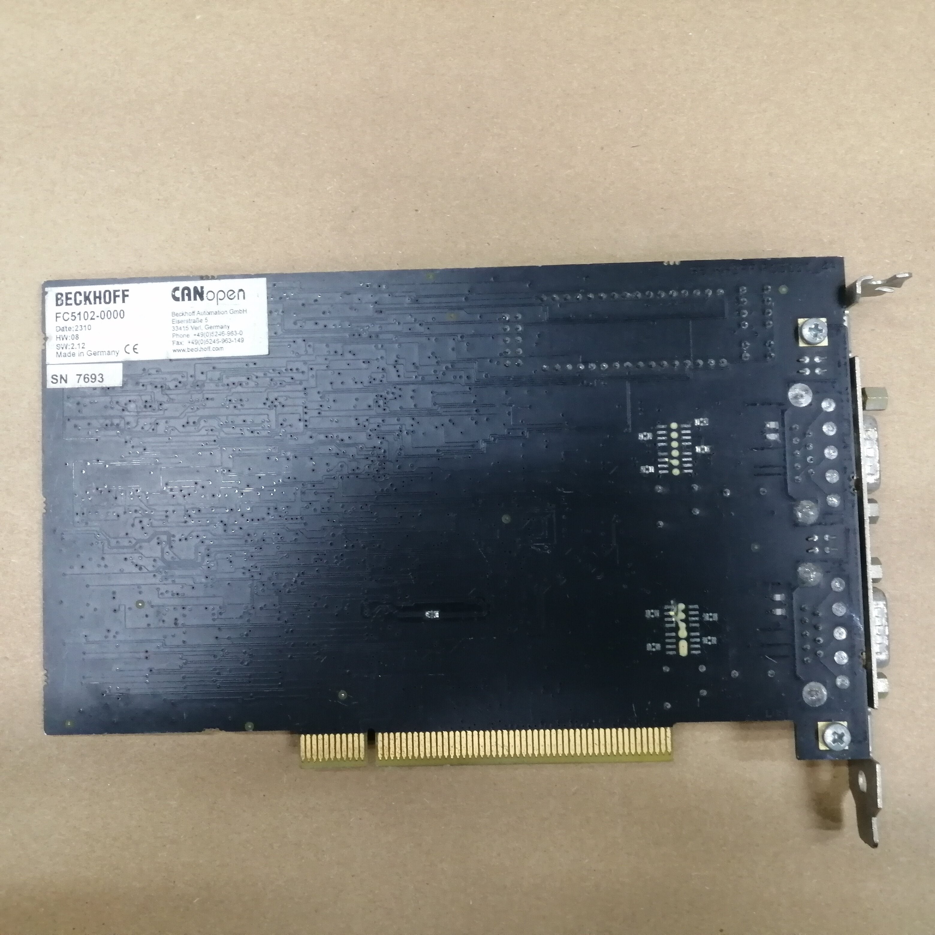 BECKHOFF FC5101-4A Communication Card