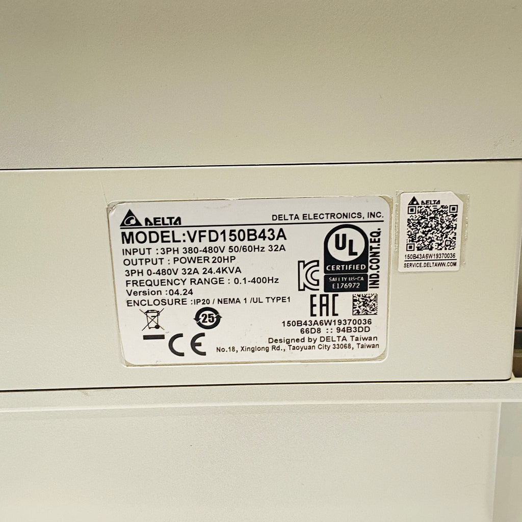台達VFD-B變頻器VFD150B43A