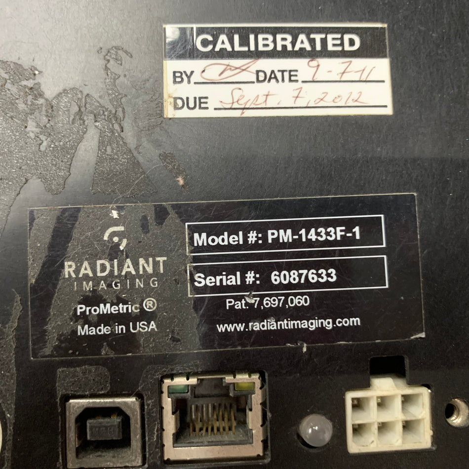 Radiant PM-1433F-1 Imaging Colorimeter