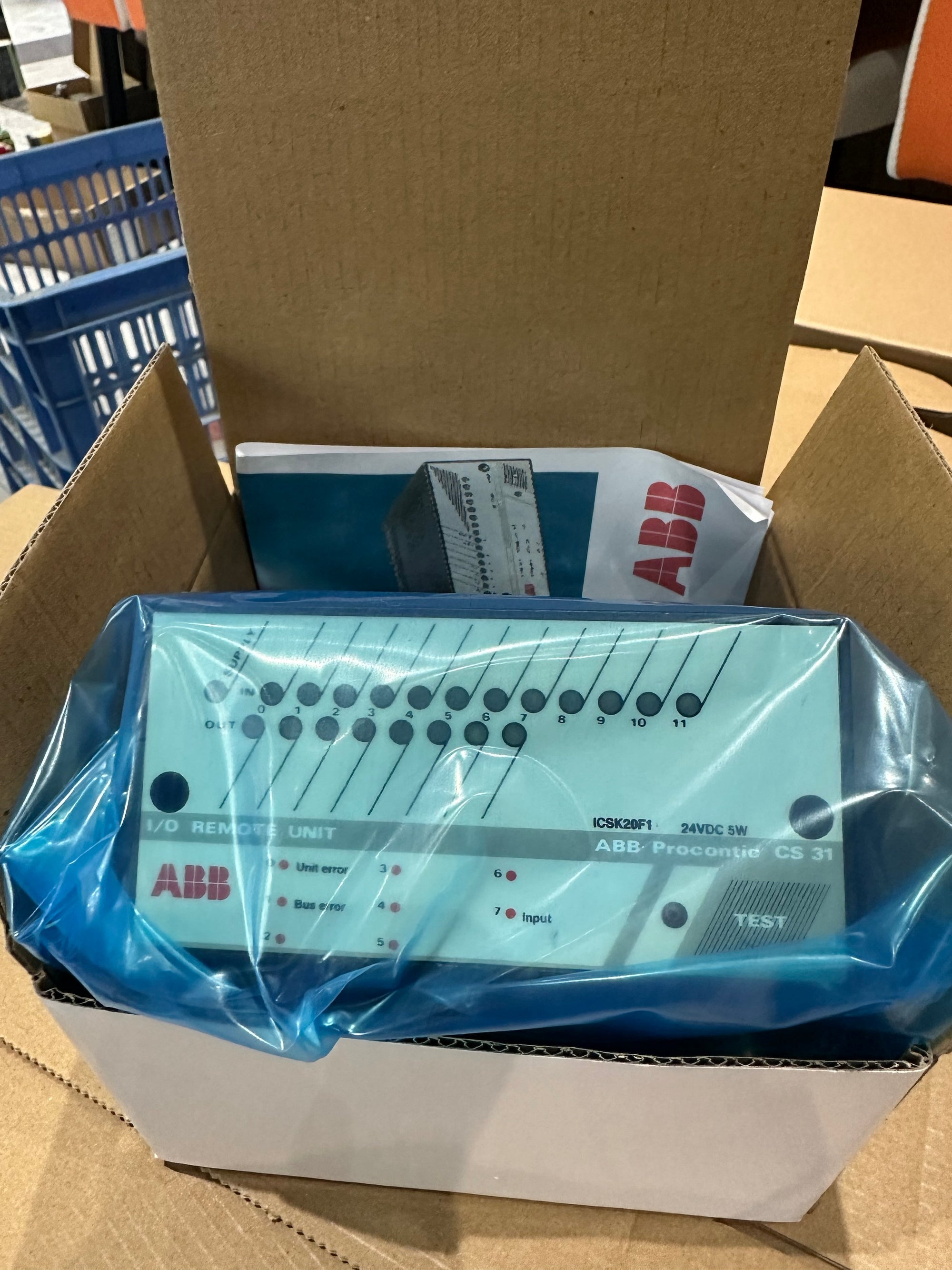 ABB ICSK20F1 Procontic CS 31 I/O遠端單元
