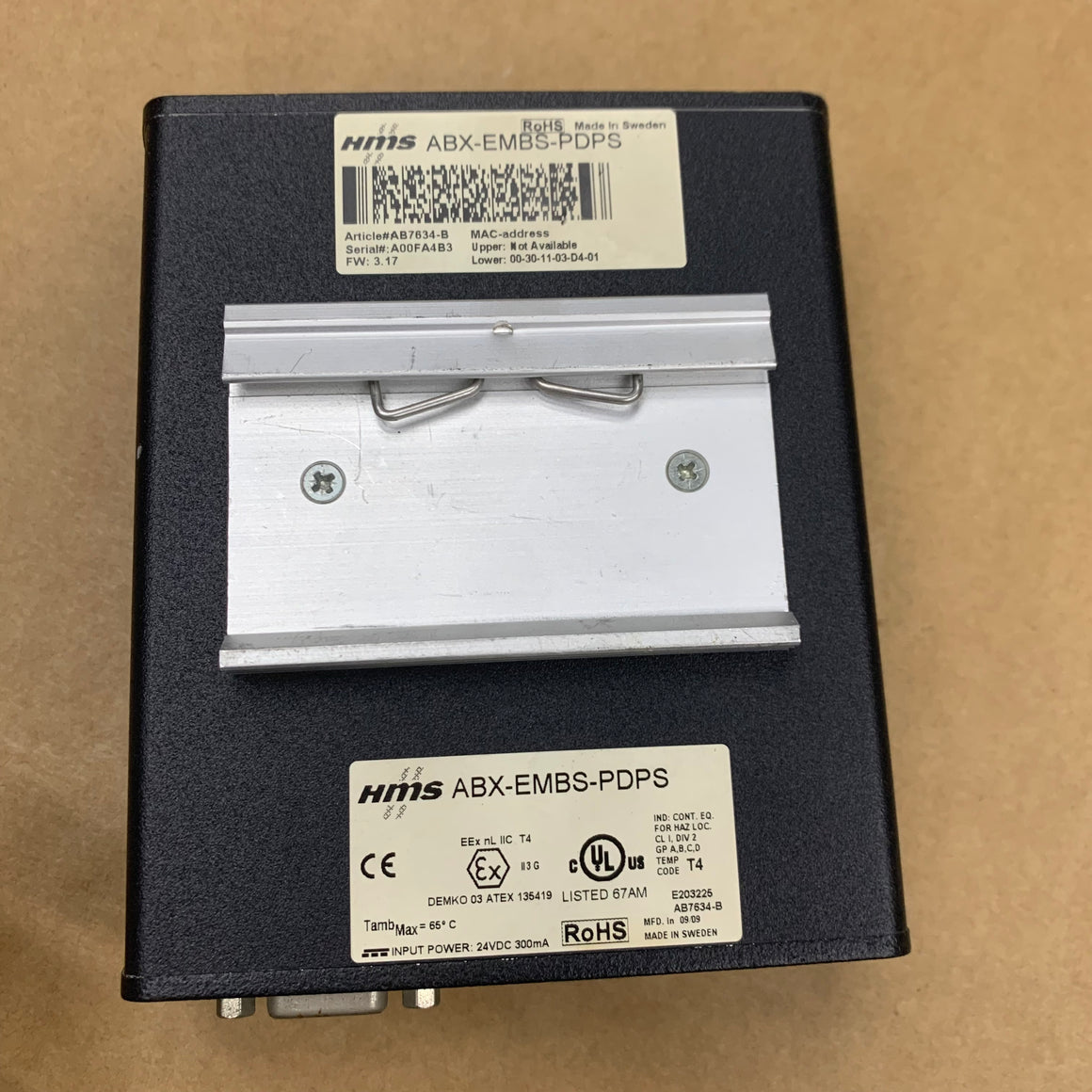 Any Bus Module Security Switch HMS ABX-EMBS-PDPS ANYBUS MODULE – Rockss Automation