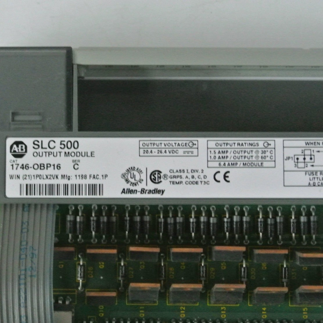 Allen Bradley 1746-OBP16 SLC 500輸出模組