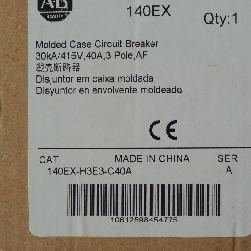 艾倫·布拉德利 140EX-H3E3-C40A 斷路器