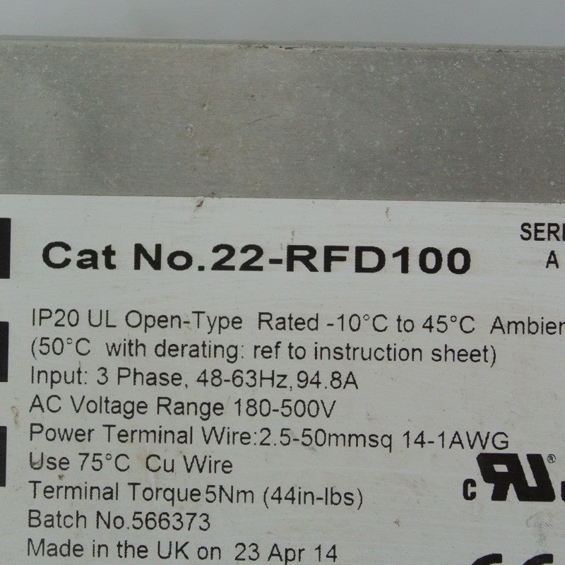 Allen Bradley 22-RFD100 線路濾波器 A 系列