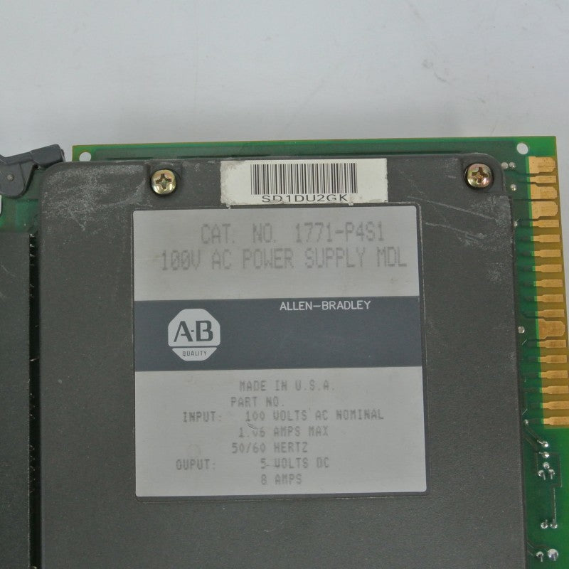 Allen Bradley 1771-P4S1電源模組