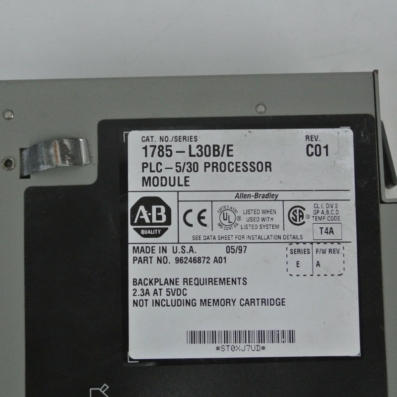 Allen Bradley 1785-L30B/E 處理器模組
