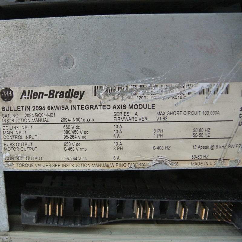 Allen Bradley 2094-BC01-M01整合軸模組