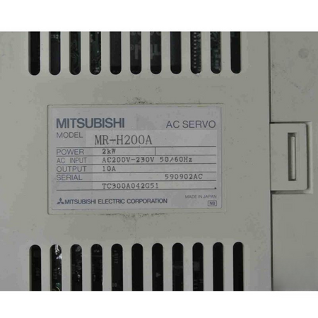 Mitsubishi MR-H200A AC Servo Drive 2kW Input 200-230V - Rockss Automation