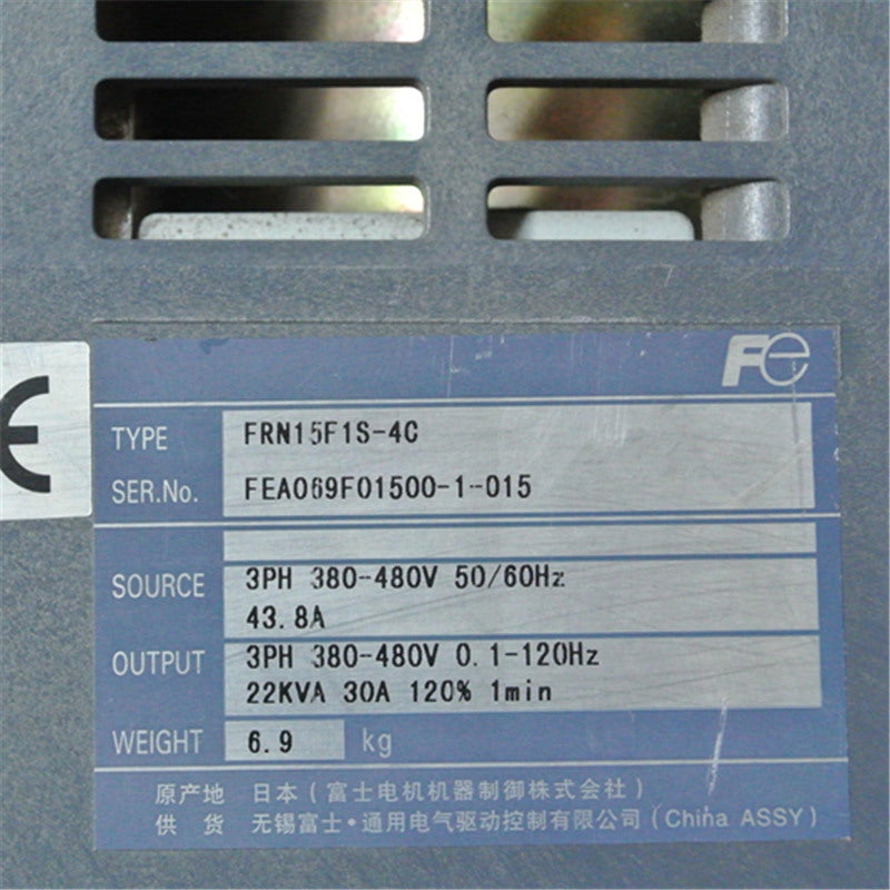 富士 FRN15F1S-4C 變頻器輸入 380-480V 50/60Hz