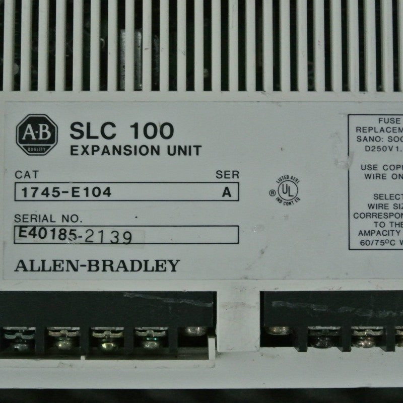 Allen Bradley 1745-E104 A 擴充單元